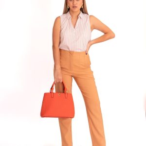 Pantalón café sastre