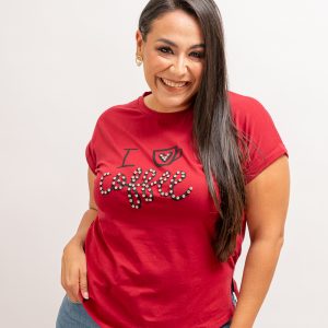 blusa Vino plus I love coffe