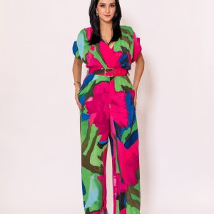 Enterizo de colores con manga