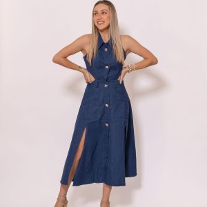 Vestido de mezclilla denim