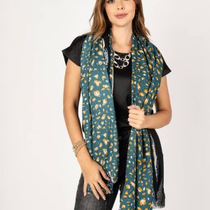 Pañoleta rectangular animal print