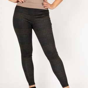 Pantalón de cuadros y control de abdomen