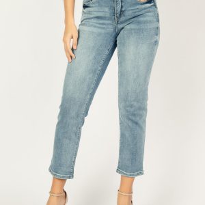 Jeans recto talle medio Royalty