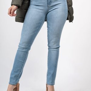 Jeans recto en denim Premium Blue Spice