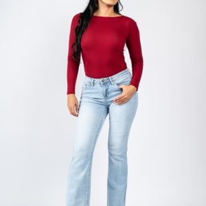 Jeans acampanado Taylor talle medio YMI