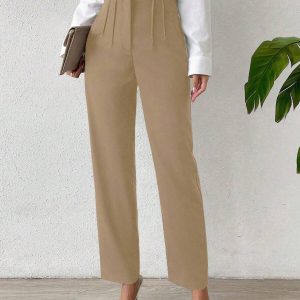 Pantalones de pierna recta