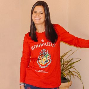 Pijama mujer largo de tejido de punto Harry Potter