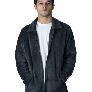 Bata hombre con bolsillos laterales ANTRACITA-9