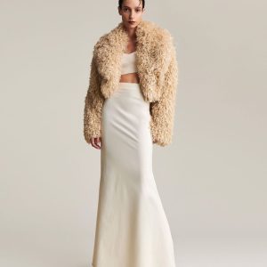 Chaqueta corta de pelo sintético ANIYE BY