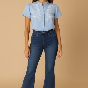 Pantalon vaquero campana