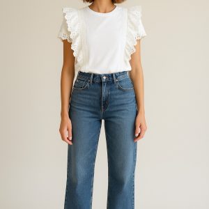 Pantalon vaquero wideleg