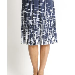 FALDA PUNTO ESTAMPADO