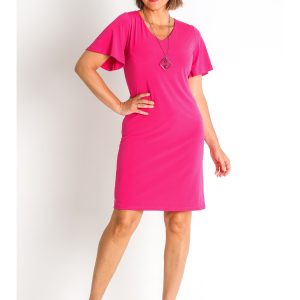 VESTIDO PUNTO CUELLO PICO