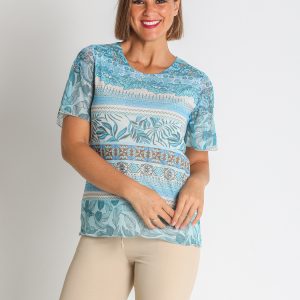 CAMISETA TUL ESTAMPADO PES. RECICLADO