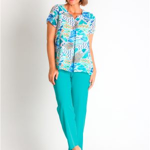 BLUSA PLUMETI ESTAMPADO