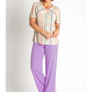 CAMISETA PUNTO ESTAMPADO CENEFAS PES. RECICLADO