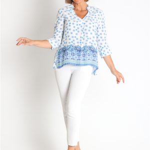 BLUSA CREP VISCOSA ESTAMPADA