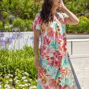 Vestido de manga corta