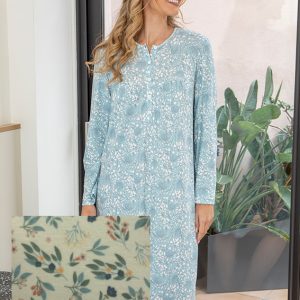 Camisón con canesú y tapeta