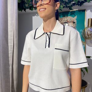 Jersey manga corta punto