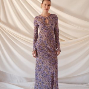 Vestido Alice estampado Lila