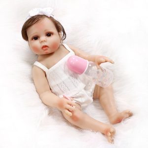 Bebe Reborn 48 CM Cintillo Blanco Vinilo