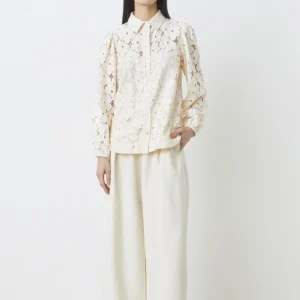 Blusa de encaje floral LAMOUR