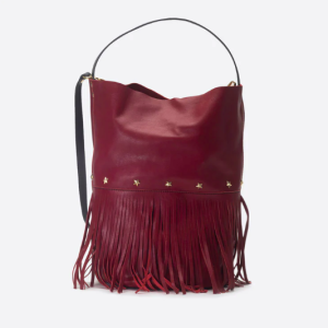 Bolso Flecos Burdeos 10% descuento