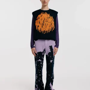 Chaleco Hombre Círculo Rayado