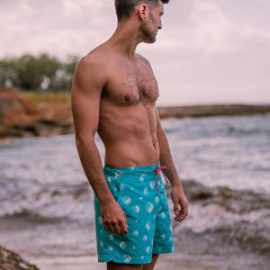 Bañador hombre verde turquesa – Turttle