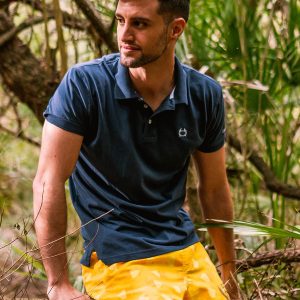 Polo azul marino de hombre – Ocean