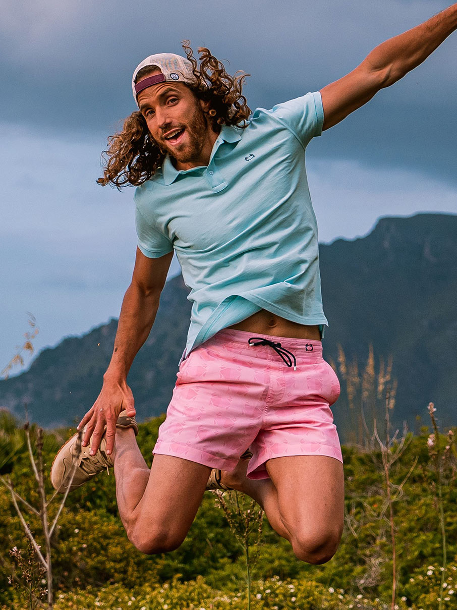 Polo Azul de Hombre – Spring