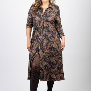 Vestido largo botones