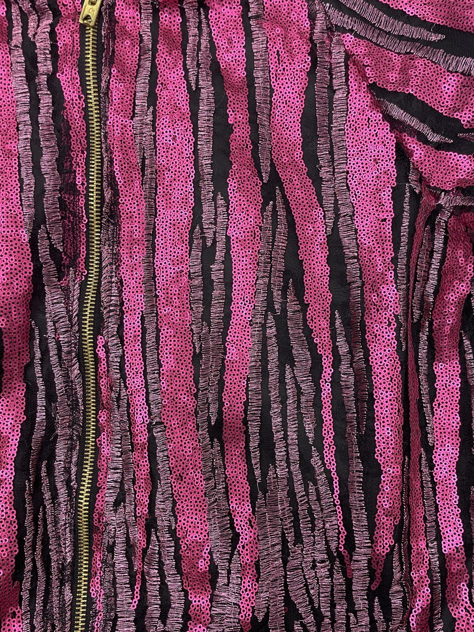 Bomber Lentejuelas Rosa - Imagen 3