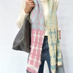 Bufandón cruz (lana mohair)