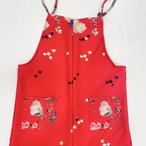 Peto de flores Garden rojo