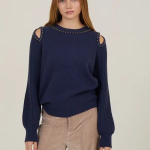 Jersey con bolitas doradas