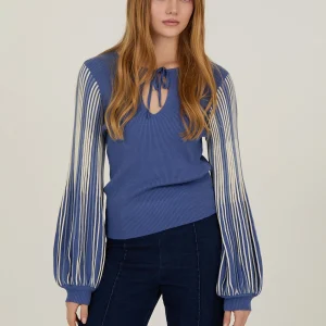 Jersey con manga godets