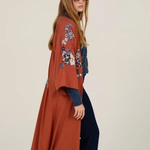 Kaftan largo bordado