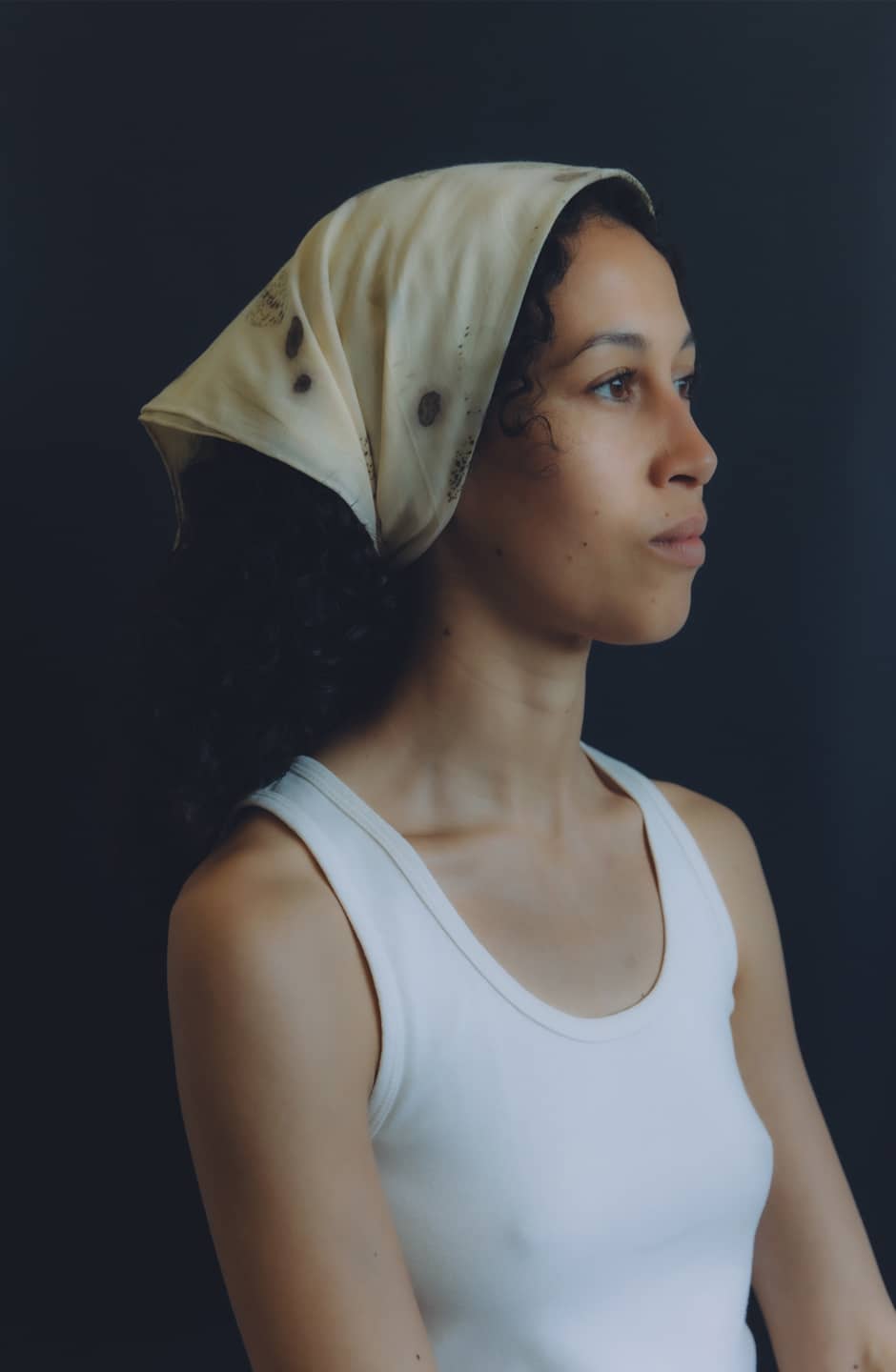 Pañuelo estampado botánico Rose - Imagen 7