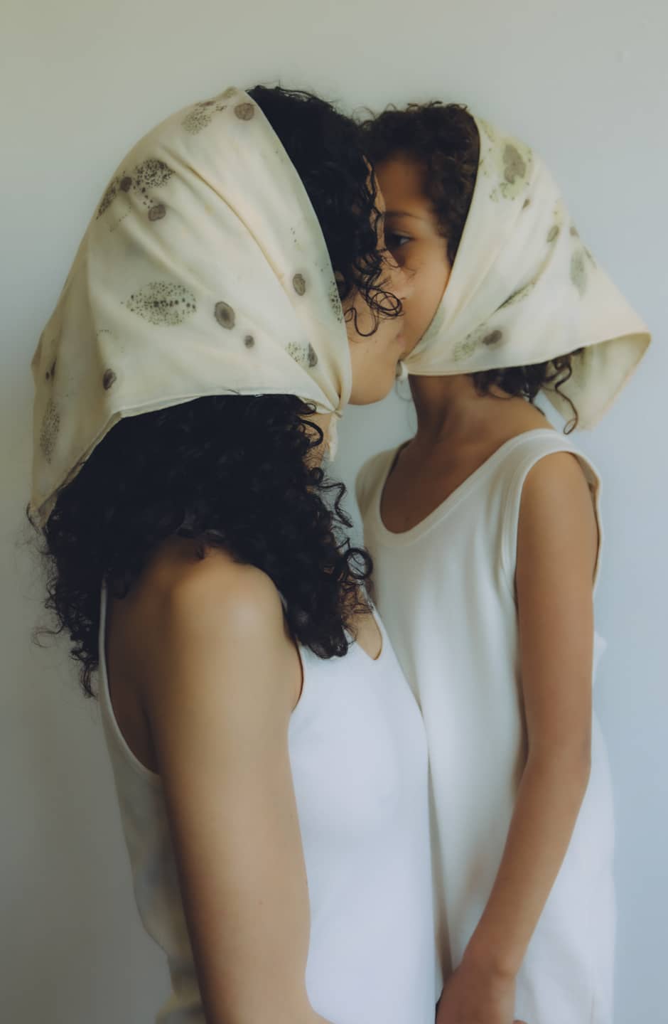 Pañuelo estampado botánico Rose