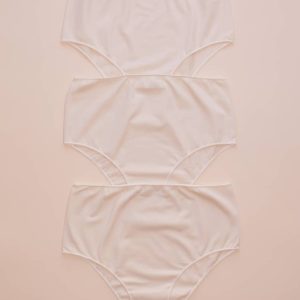 Pack 3 braguitas algodón orgánico altas