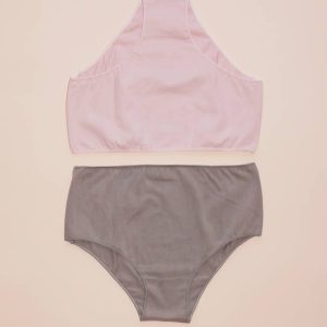 Pack 2 braguitas algodón orgánico altas color