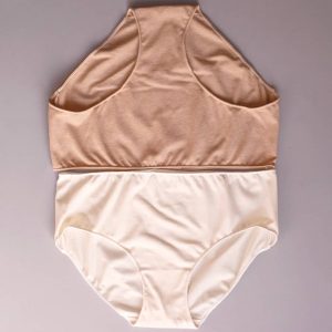 Pack 2 braga algodón orgánico clásica Emilia tierra-crudo