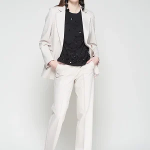 PANTALON ELISA PUNTO ROMA CRUDO