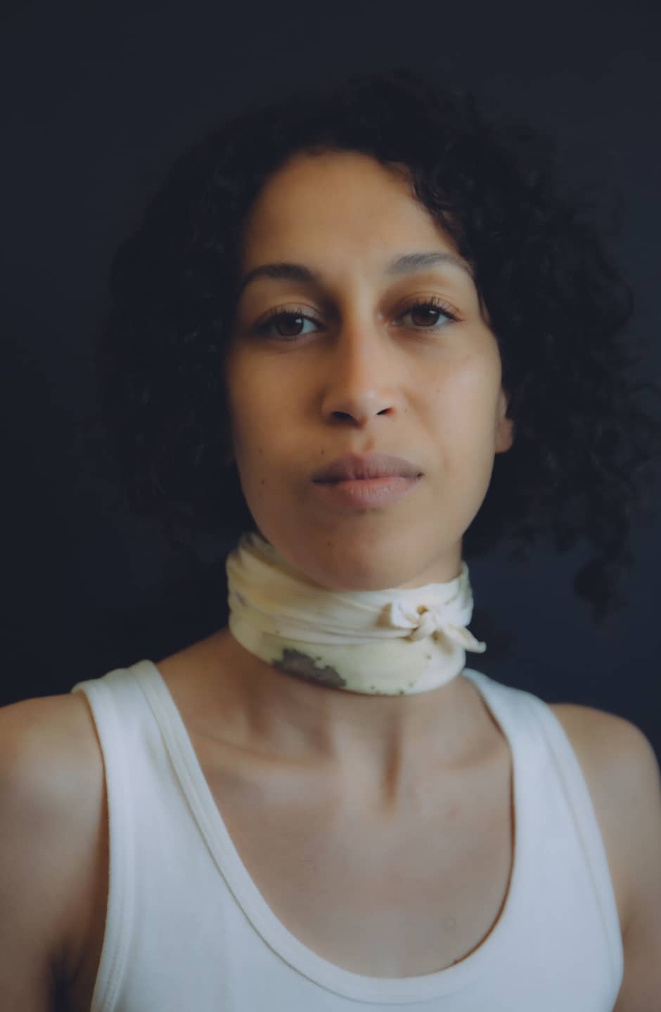 Pañuelo estampado botánico Rose - Imagen 8