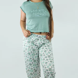 Pijama Capri Calma Oliva