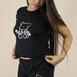 Pijama Short Sueño Negro