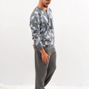 Pijama para hombre de invierno Jacquard