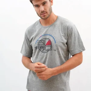 Pijama hombre pantalón largo y cuadro escocés